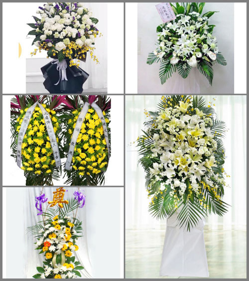 江西赣州定南县迳脑村白事花篮预定