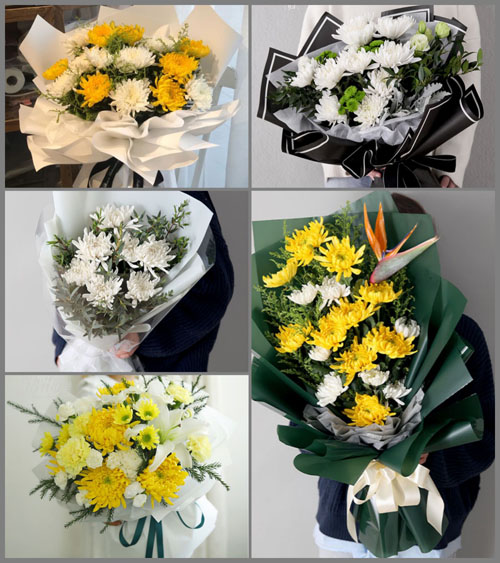 江西赣州定南县迳脑村白事花束代送